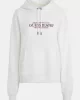 Guess Jeans GJ HOOD OS AMERICAN Kadın Beyaz Sweatshirt W4YQ15KC811-G011