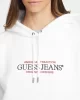 Guess Jeans GJ HOOD OS AMERICAN Kadın Beyaz Sweatshirt W4YQ15KC811-G011