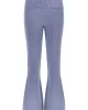 Guess Foldover Rıb Flare Nına Pant Kadın Mavi Pantolon W4BB53Z3K92-F7JO