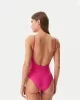 Guess 4G RHINESTONE ONE PIECE Kadın Pembe Mayo E5GJ14MC040-G4D6