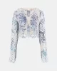 Guess Ls Anastasıa Lace Top Kadın Çok Renkli Bluz W5GH0TWHAD2-P7VM