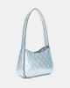 Guess ARNELA TOP ZIP SHOULDER BAG Kadın Mavi Omuz Çantası HWTG9496170-PBO