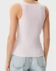 Guess COLETTE RIB TANK Kadın Pembe Atlet V4YP06K8RT2-G644