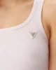 Guess COLETTE RIB TANK Kadın Pembe Atlet V4YP06K8RT2-G644