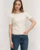 Guess Steffı Ss T-Shırt Kadın Krem T-Shirt V5RI04KCLH0-G6F4