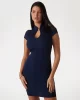 Guess ES SS MALIA SWTR DRESS Kadın Lacivert Elbise W5GK46Z3L10-G7P1