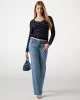 Guess ROSIE 4G VN LS SWTR Kadın Lacivert Kazak W5GR07Z3D60-G7P1