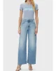 Guess CN SS GLITTER DEGRADE LOGO TEE Kadın Mavi T-shirt W5GI14J1314-A70Q