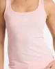 Guess Jeans GJ TANK TOP SLIM RIB EMBRO Kadın Pembe Atlet W5GP26KA0H1-G6R4