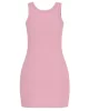 Guess SUNFLOWER RIB DRESS Kadın Pembe Elbise V5GK06K8RT2-A61Z