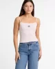 Guess jeans Gj Emb Star Tank Top Strıped Kadın Pembe Atlet W5GP35KCIE1-S61H