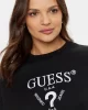 Guess ROBERTA CN SWEATSHIRT Kadın Siyah Sweatshirt V5RQ12KC3D2-JBLK