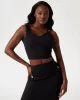 Guess Aımee Ss Jewel Drap Top Kadın Siyah Bluz W5GP22KAQL2-JBLK