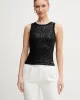 Guess ALEXIA SEQUINS TANK TOP Kadın Siyah Atlet W5GP06KCS10-JBLK
