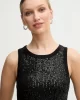 Guess ALEXIA SEQUINS TANK TOP Kadın Siyah Atlet W5GP06KCS10-JBLK