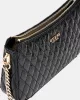 Guess BETULA MINI CROSSBODY TOP ZIP Kadın Siyah Mini Çanta HWGG9626720-BLA