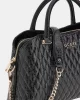 Guess BETULA SATCHEL Kadın Siyah El Çantası HWGG9626060-BLA