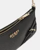 Guess BRAMINA TOP ZIP SHOULDER Kadın Siyah Omuz Çantası HWZG9636180-BLA
