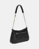 Guess BRAMINA TOP ZIP SHOULDER Kadın Siyah Omuz Çantası HWZG9636180-BLA