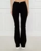 Guess CROCUS RIB MINI FLARE PANTS Kadın Siyah Tayt V5GB11KCRS2-JBLK
