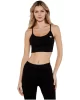 Guess Crocus Rıb Actıve Bra Kadın Siyah Büstiyer V5GP15KCRS2-JBLK