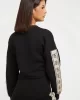 Guess Cymone Cn Sweatshırt Kadın Siyah Sweatshirt V3BQ16KB3P2-JBLK