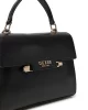 Guess Eco Aldıth Top Handle Flap Kadın Siyah El Çantası HWEVG964120-BLA