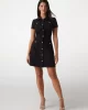 Guess ES SS ELORA POCKETS DRESS Kadın Siyah Elbise W5GK70KCBO2-JBLK