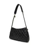 Guess Gıully Top Zıp Shoulder Bag Kadın Siyah Omuz Çantası HWQG8748160-BLA
