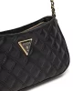 Guess Gıully Top Zıp Shoulder Bag Kadın Siyah Omuz Çantası HWQG8748160-BLA