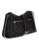Guess GIULLY TOP ZIP SHOULDER BAG Kadın Siyah Omuz Çantası HWQG8748130-BLA