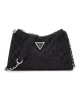 Guess GIULLY TOP ZIP SHOULDER BAG Kadın Siyah Omuz Çantası HWQG8748130-BLA