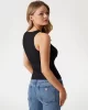 Guess NEW SL ROUND NK GUENDALINA TOP Kadın Siyah Atlet W5GP57KCV52-JBLK