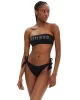 Guess LOGO RHINESTONE BANDEAU Kadın Siyah Bikini E5GJ56LY00K-JBLK