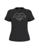 Guess NARCISO CN T-SHIRT Kadın Siyah T-shirt V5GI10K9RM1-JBLK