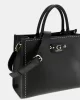 Guess NASTRA 2 COMP TOTE Kadın Siyah El Çantası HWBG9637220-BLA