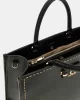 Guess NASTRA 2 COMP TOTE Kadın Siyah El Çantası HWBG9637220-BLA