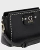 Guess NASTRA MINI CROSSBODY TOP ZIP Kadın Siyah Mini Çanta HWBG9637720-BLA