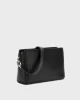 Guess NASTRA MINI CROSSBODY TOP ZIP Kadın Siyah Mini Çanta HWBG9637720-BLA