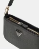 Guess NOELLE MINI TOP ZIP SHOULDER Kadın Siyah Mini Çanta HWZG7879720-BLA