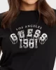 Guess Martına Ss T-Shırt Kadın Siyah T-Shirt V5RI06I3Z14-JBLK