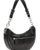 Guess ORLINA TOP ZIP SHOULDER BAG Kadın Siyah Omuz Çantası HWKG9531180-BLA