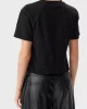 Guess PRIMULA RHINESTONES BOXY TEE Kadın Siyah T-shirt V5GI00I3Z14-JBLK
