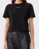 Guess PRIMULA RHINESTONES BOXY TEE Kadın Siyah T-shirt V5GI00I3Z14-JBLK