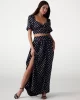 Guess JULIETTE MAXI SKIRT Kadın Siyah Etek W5PD3NWG280-FJAG