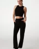 Guess Edıe Tank Top Kadın Siyah Crop V3GP19K8RT2-JBLK