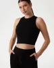 Guess Edıe Tank Top Kadın Siyah Crop V3GP19K8RT2-JBLK