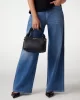 Guess SANSA TOP HANDLE CROSSBODY Kadın Siyah El Çantası HWNG8476110-BLA