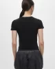 Guess GO VINTAGE TRIANGLE SLIM TEE Kadın Siyah T-shirt W5GI32J1314-JTMU
