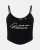 Guess Sunflower Rıb Top Kadın Siyah Atlet V5GP16K8RT2-JBLK